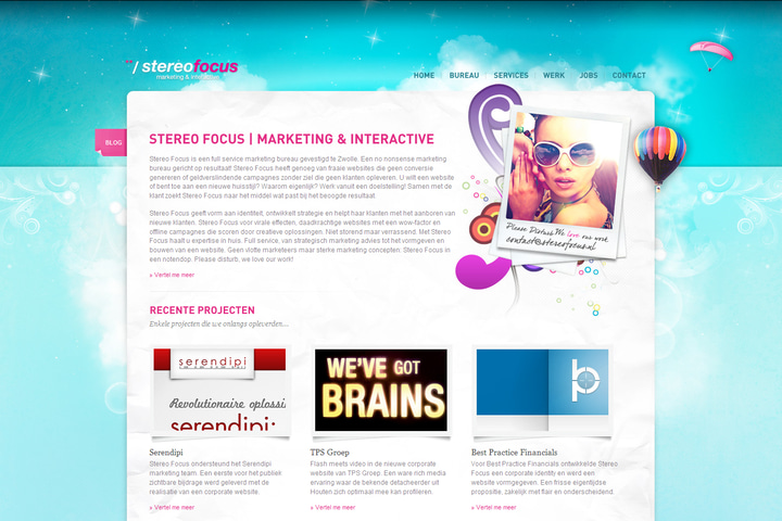 Stereo Focus website preview